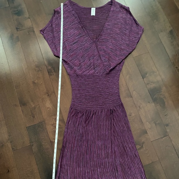 Gorgeous! Italian Designer Production Sample; Purple Slip&Cowl-Neck Dress! EUC! - Picture 2 of 16